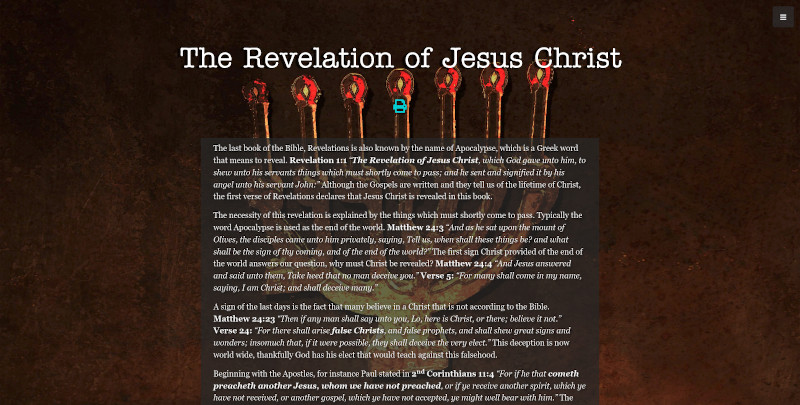 The Revelation of Jesus Christ